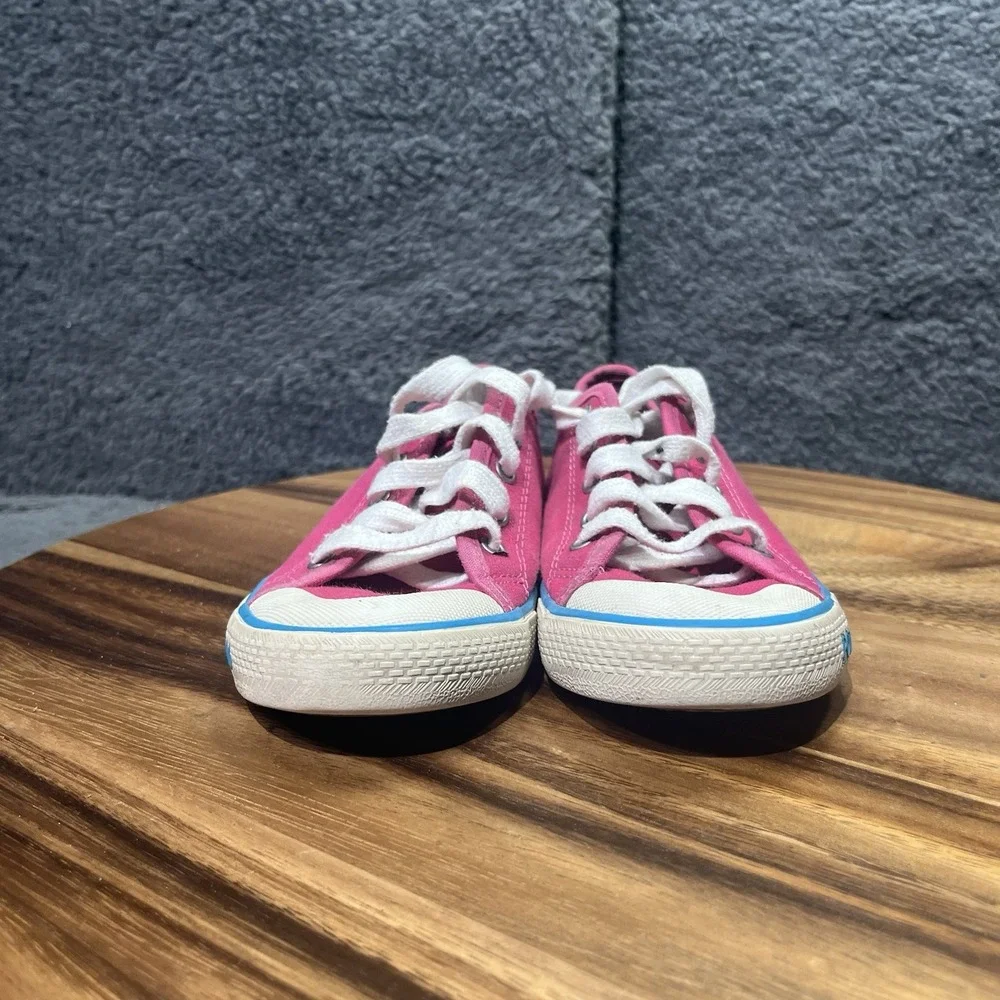 POLO RALPH LAUREN 991732  Inf's 13.5  Preppy Pink Canvas Casual Shoes‎ Laces